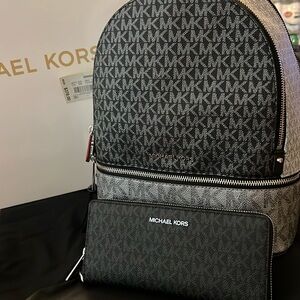 Brand new with tags backpack and wallet set!